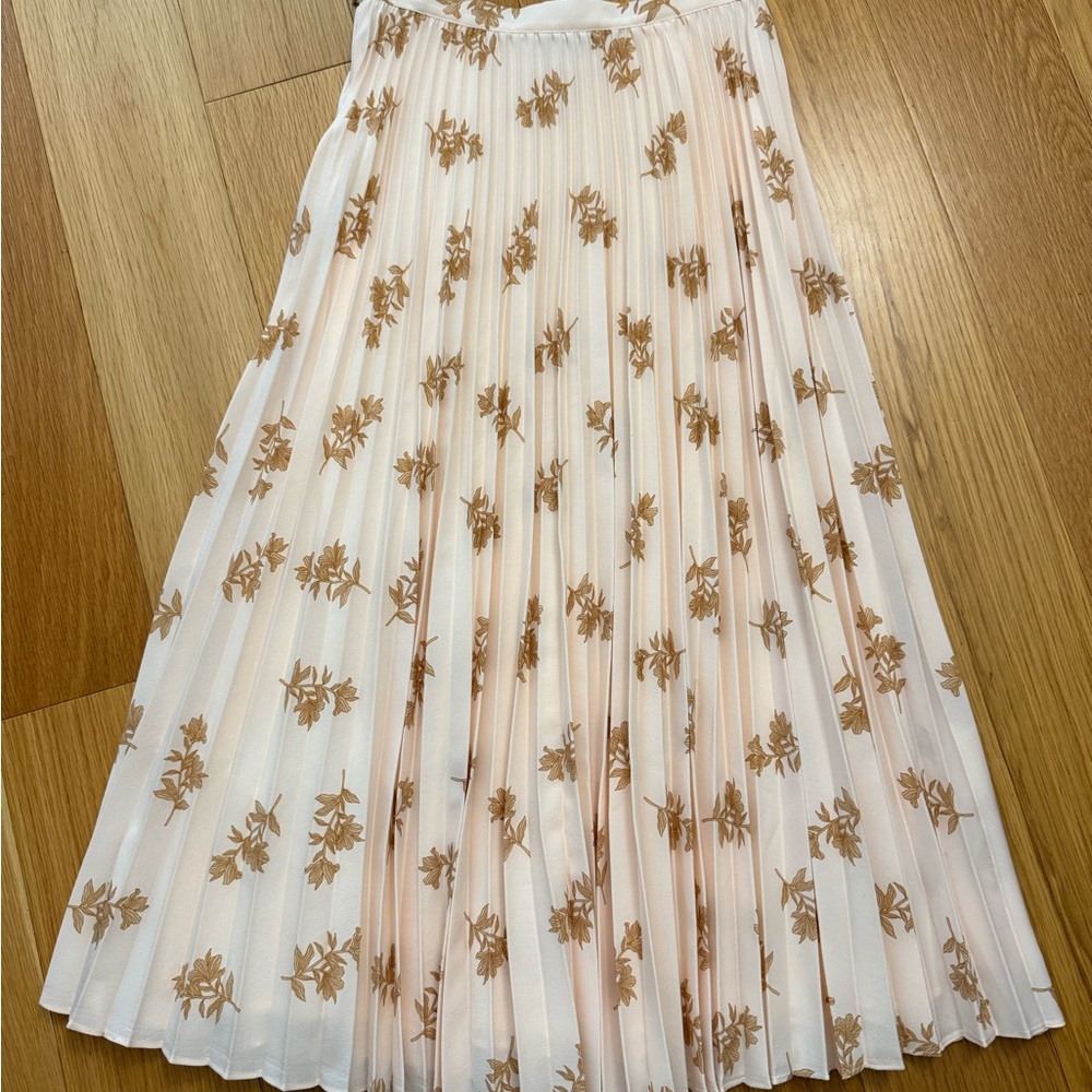 Joie Peachy Pleated Midi Skirt Resort Wear
